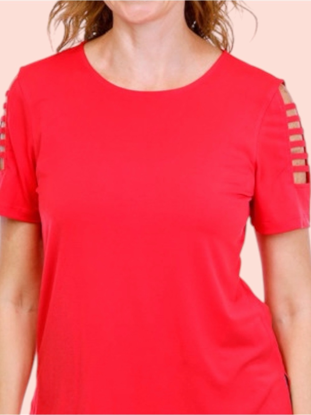 Michael Kors Sleeve Cutout Tee